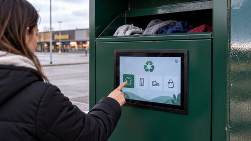 Ultime soluzioni aziendali su Soluzioni touchscreen capacitive anti-vandalo per bidoni intelligenti per il riciclaggio dei vestiti