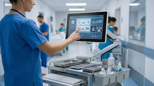 Ultime soluzioni aziendali su PC all-in-one a contatto capacitivo: calcolo igienico per postazioni di lavoro ospedaliere