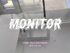 Monitor tattile a prova d'acqua esterno leggibile dalla luce solare con design completamente sigillato