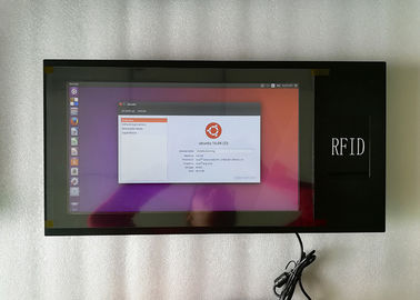 Buon prezzo il modulo 3G ha incastonato lo schermo attivabile al tatto a 15,6 pollici di OS di Ubuntu del PC del pannello di tocco con il lettore di RFID online