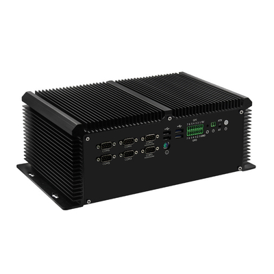 4 il centro Fanless settimo I7-7700HQ Windows 10 di POE del PC della scatola di COM 8 USB di lan 6
