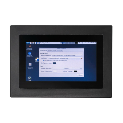 Ubuntu Embedded Panel PC RK3288 IP65 Waterproof 1024X600 Capacitive Touch