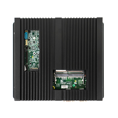 Mini PC industriale portatile Mini PC incorporato senza ventole con guscio in lega di alluminio