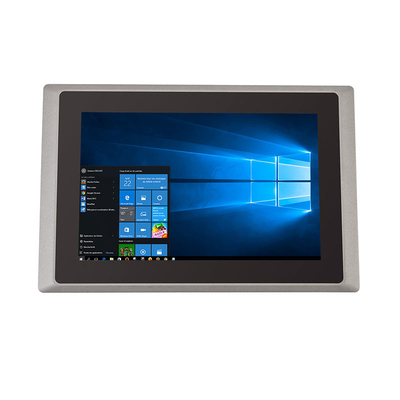 Lega di alluminio industriale del PC del pannello del computer schermo attivabile al tatto nero/d'argento 16GB