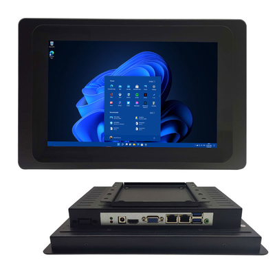 Pannello sensoriale in lega di alluminio PC Windows incorporato con luminosità di 350 Nits