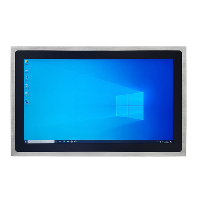 PC a pannello in acciaio inossidabile con memoria SSD da 128 GB DC 9V - 36V Voltaggio di lavoro EETI 80 Touch Controller IC CE /