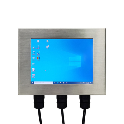 Buon prezzo Cassa in acciaio inossidabile IP67 a prova d'acqua Pannello tattile industriale PC esterna Leggibile alla luce del sole Monitor all-in-one touch screen online