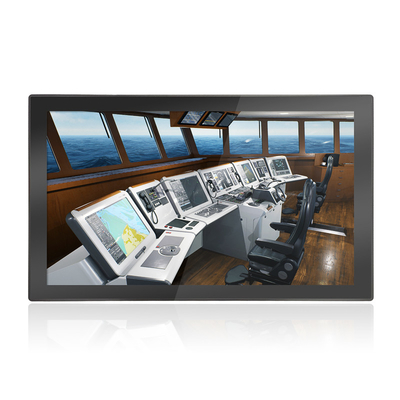Buon prezzo Full IP67 resistente all'acqua all'alluminio all'alluminio alloggiamento proiettato capacitivo touch monitor 1000 Nits online