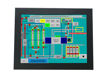 Risoluzione industriale a 12 pollici del touch screen 1024*768 del PC del pannello di tocco del CPU I3