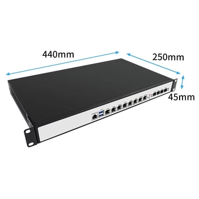 Core I3 I5 I7 Processore Mini PC industriale con 1 slot PCI-E X8 e 2 slot PCIE