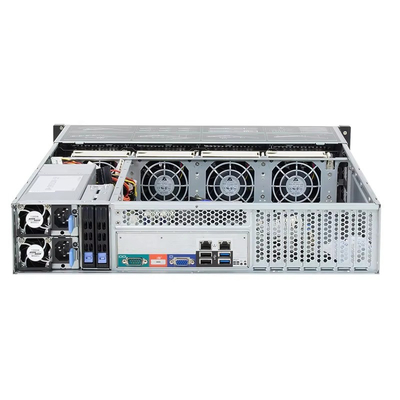 100-240 V AC IN 2u Rack NAS Server con 16 DDR4 Slots 4 PCI-E3.0X16 Slots 2 PCI-E3.0X8 Slots 12 3.5 SATA Bay