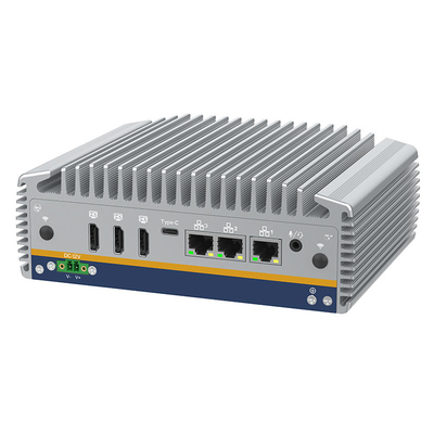 Buon prezzo Mini PC industriale incorporato senza ventilatore ad alte prestazioni DDR5 M.2 2280 3*Intel i226-V, supporto quad display online