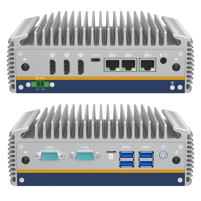 Buon prezzo Industrial Embedded PC 12V DC Fanless Mini Box X86 Intel 14th Core Ultra i5/i7 Processore Windows 11 Linux OS online