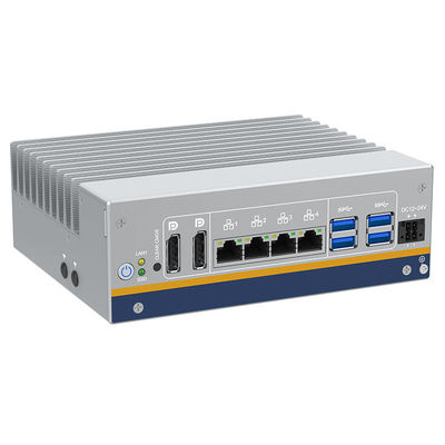 Buon prezzo Mini PC senza ventilatore 2* DP Display Port 4* Gigabit Ethernet Intel i210-AT Intel I219-LM DIN-Rail Mounting Embedded BOX PC online