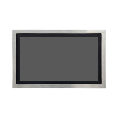 23Monitor LCD in acciaio inossidabile da 8 pollici con supporto per il montaggio a parete su schermo touch capacitivo a 10 punti