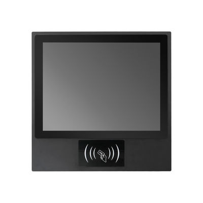 Buon prezzo 15 pollici Capacitive Touch Panel Pc Celeron J4125 4G DDR4 128G SSD Con RFID Per Sistema di Assistenza online