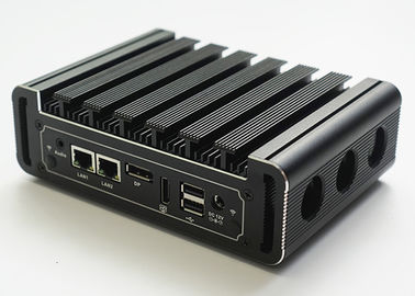 Buon prezzo Mini porto industriale materiale di alluminio di lan di Intel i3 6100U Dual Core 2.3GHz 2 del PC online