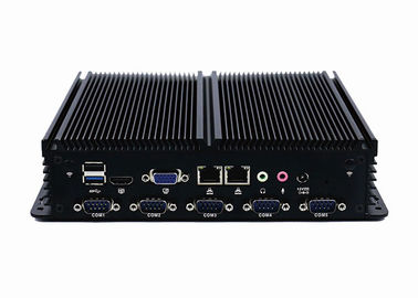 Buon prezzo L'industriale di 6 USB ha incastonato COM del PC a bordo 6 della scatola di automazione incastonata J1900 di Intel Baytrial del computer online