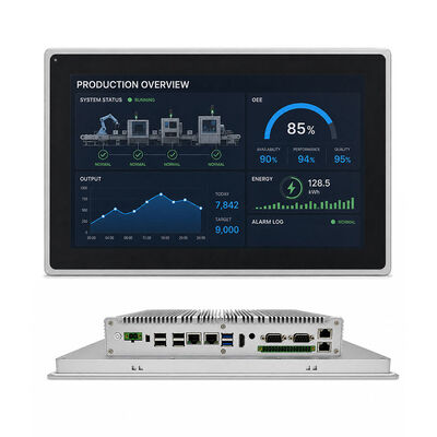 Buon prezzo PC con pannello touch integrato con luminosità di 1000 nit, protezione frontale IP65 e interfaccia multi-touch per applicazioni industriali online