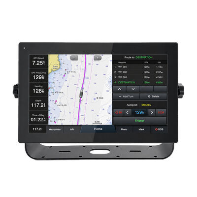 Buon prezzo 1500 Nits Brightness IP67 Waterproof Marine Monitor with 10-Point Capacitive Touchscreen for Garmin LiveScope online