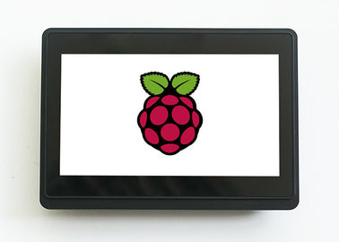 Una luminosità a 7 pollici di 300 pidocchi del monitor capacitivo del touch screen di CC 12V 1024x600 di LCD