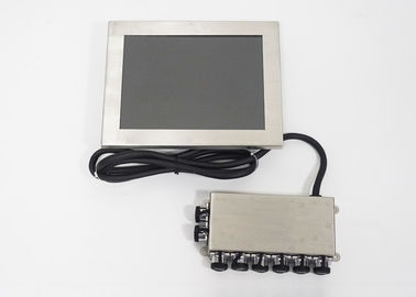 Buon prezzo Il PC impermeabile pieno del pannello dell'acciaio inossidabile IP65 1000 pidocchi 1024x768 con scoppia la scatola online