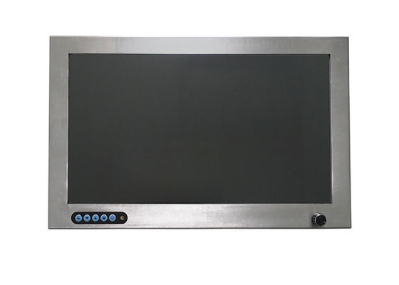 IP67 impermeabilizzano SS316 15,6» monitor LCD industriale 45W