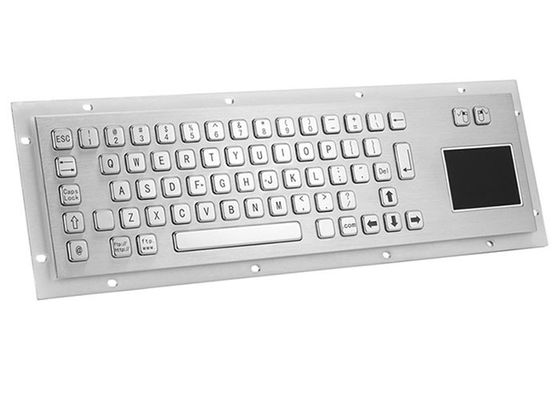 Buon prezzo Supporto di scaffale industriale della tastiera del metallo di PS2 5VDC SS304 con il touchpad online