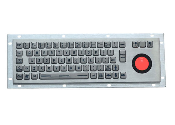 Buon prezzo Acciaio inossidabile 68keys 5VDC PS2 della tastiera industriale retroilluminata del metallo del LED online