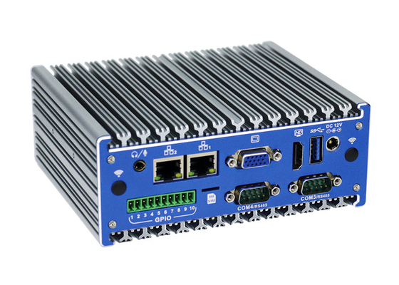SSD 15W Lan Industrial Computer doppio del FCC HDD AMI EFI Desktop Mini Pc 128GB