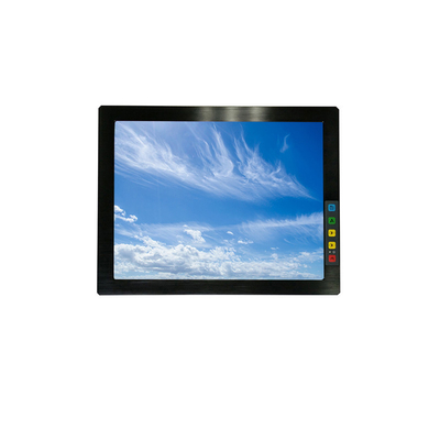 Industrial Grade Resistive Touch Monitor 15 Inch Size High Performance Mainboard